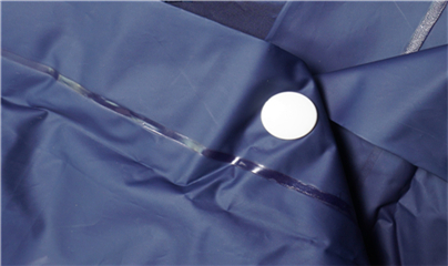 Blue PEVA Films for Custom Sport Rain Ponchos